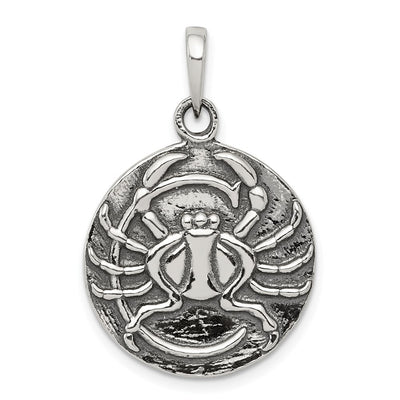 Sterling silver zodiac pendant