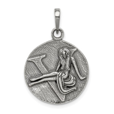 Sterling silver zodiac pendant