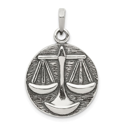 Sterling silver zodiac pendant