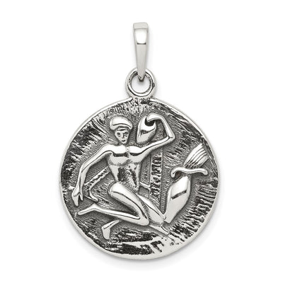 Sterling silver zodiac pendant
