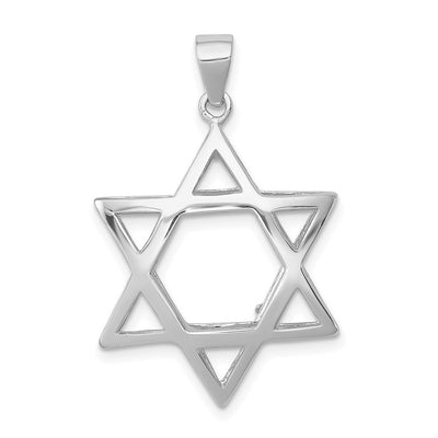 Sterling silver star pendant