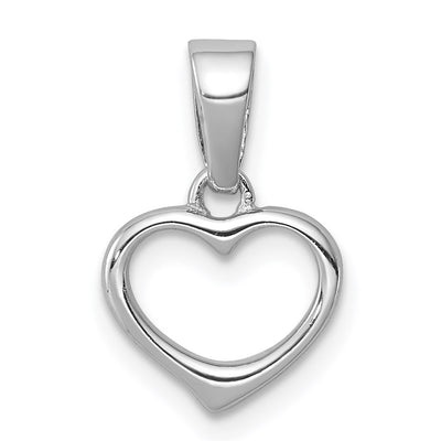 Sterling silver heart pendant