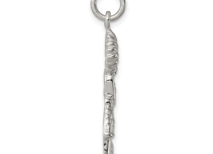 Sterling Silver Cheerleader Charm (Style QC746)