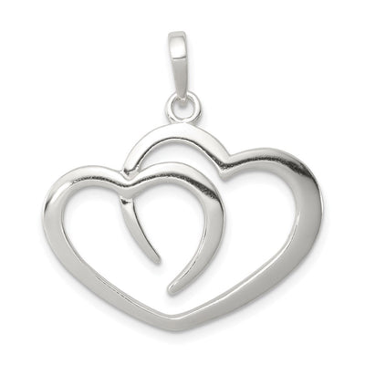 Sterling silver heart pendant