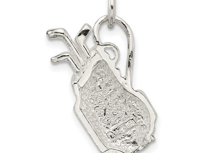 Sterling Silver Golf Bag Charm (Style QC749)