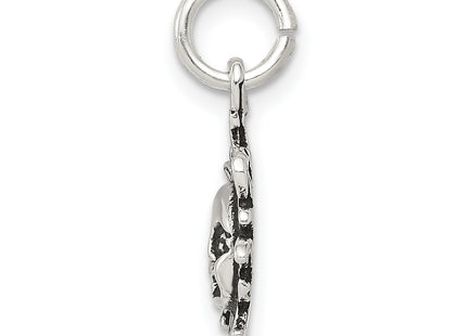 Sterling Silver Antiqued Sun Charm