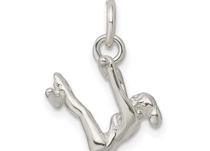 Sterling Silver Gymnast Charm (Style QC756)