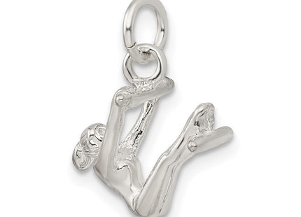 Sterling Silver Gymnast Charm (Style QC756)