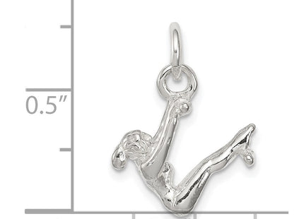 Sterling Silver Gymnast Charm (Style QC756)