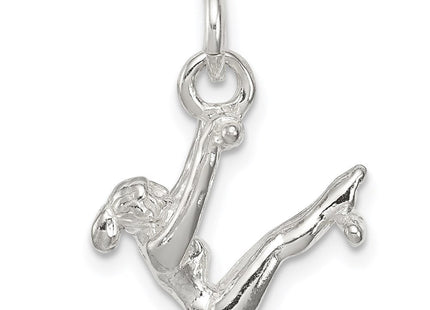 Sterling Silver Gymnast Charm (Style QC756)