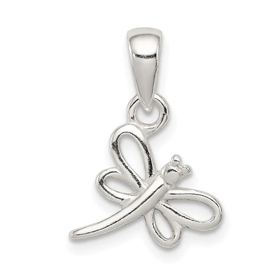 Sterling silver dragonfly pendant