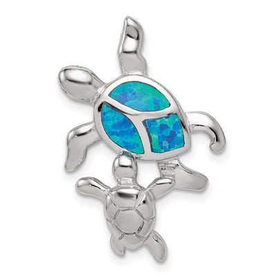 Sterling silver opal pendants & charm