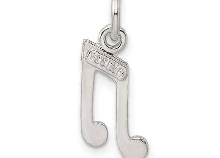 Sterling Silver Music Notes Charm (Style QC776)