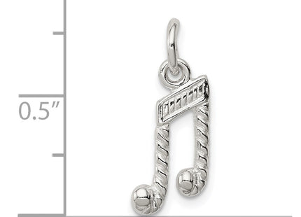 Sterling Silver Music Notes Charm (Style QC776)