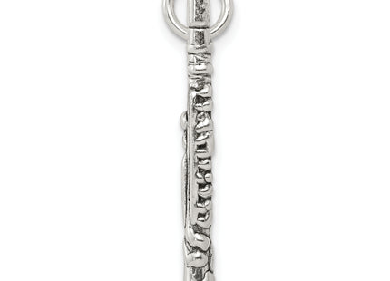 Sterling Silver Antiqued Clarinet Charm