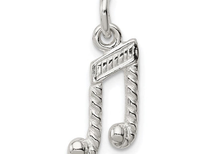 Sterling Silver Music Notes Charm (Style QC776)