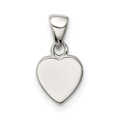 Sterling silver heart pendant