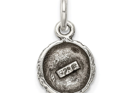 Sterling silver charm, further view