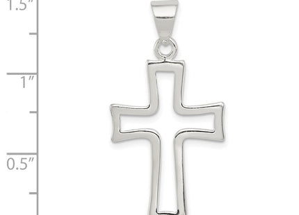 Sterling Silver Cross Charm (Style QC7923)