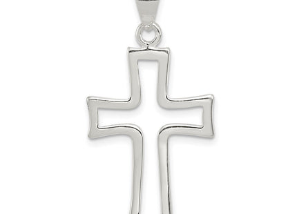 Sterling Silver Cross Charm (Style QC7923)