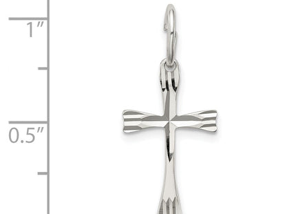 Sterling Silver Cross Pendant (Style QC7924)