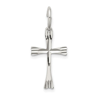 Sterling Silver Cross Pendant (Style QC7924)