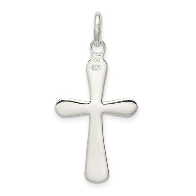 Sterling Silver Cross Pendant, 28 x 17mm
