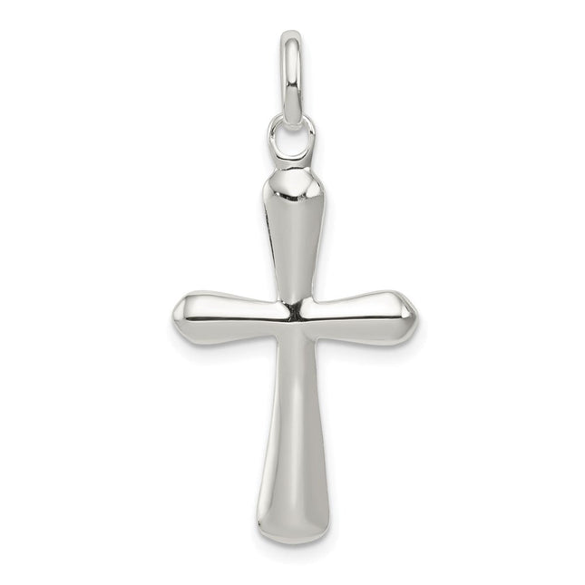 Sterling Silver Cross Pendant, 28 x 17mm