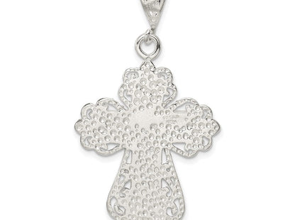 Sterling Silver Cross Pendant (Style QC7927)