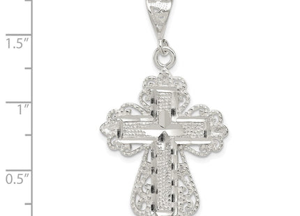 Sterling Silver Cross Pendant (Style QC7927)