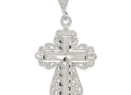 Sterling Silver Cross Pendant (Style QC7927)