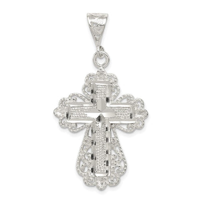 Sterling silver cross pendant