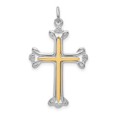 Sterling silver cross pendant