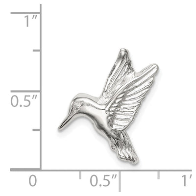 Sterling Silver Hummingbird Charm, 20 x 16mm