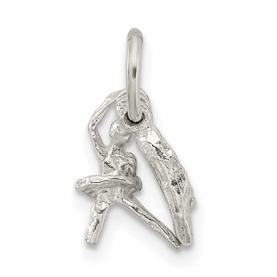 Sterling Silver Ballerina with Shoe Charm