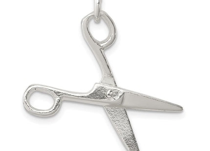 Sterling Silver Scissors Charm (Style QC808)