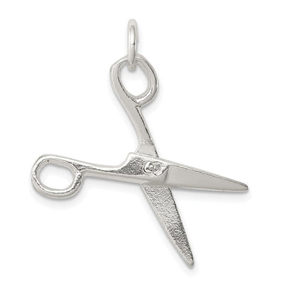 Sterling Silver Scissors Charm, 23 x 12mm