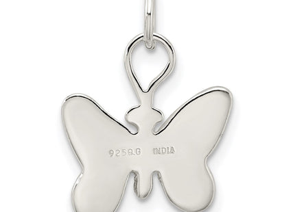 Sterling Silver Butterfly Charm (Style QC81)