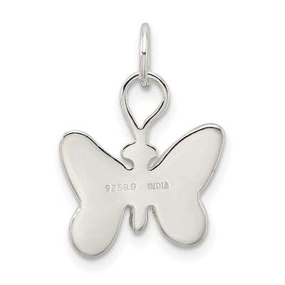 Sterling Silver Butterfly Charm, 20 x 15mm
