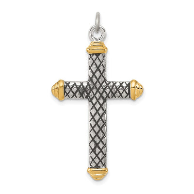 Sterling silver cross pendant