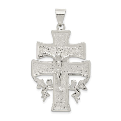 Sterling silver crucifix pendant