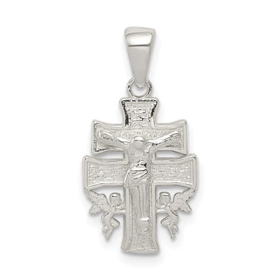 Sterling silver crucifix pendant