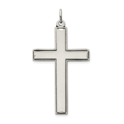 Sterling silver cross pendant