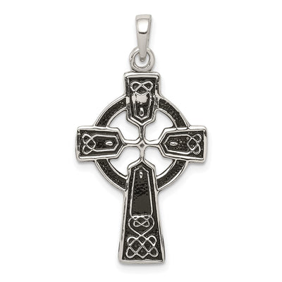 Sterling silver cross pendant