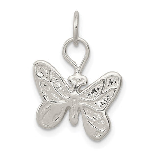 Sterling Silver Butterfly Charm (Style QC81)
