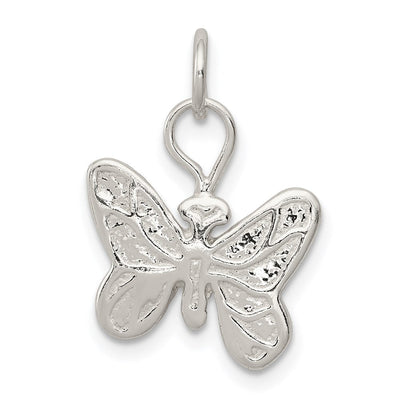Sterling silver butterfly charm