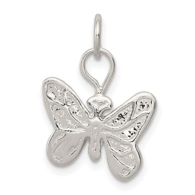 Sterling Silver Butterfly Charm, 20 x 15mm