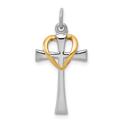 Sterling silver cross pendant