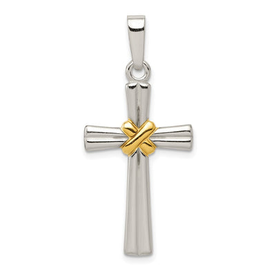 Sterling silver cross pendant