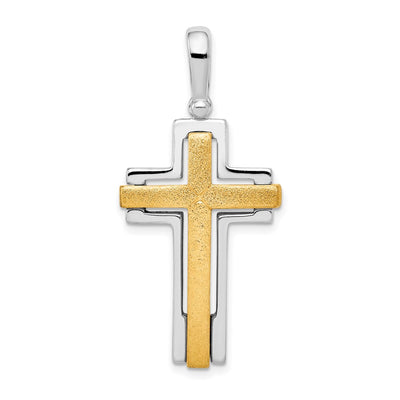Sterling silver cross pendant